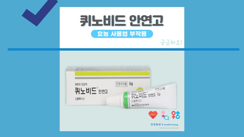 퀴노비드 안연고 성분, 효능, 효과, 사용법, 부작용