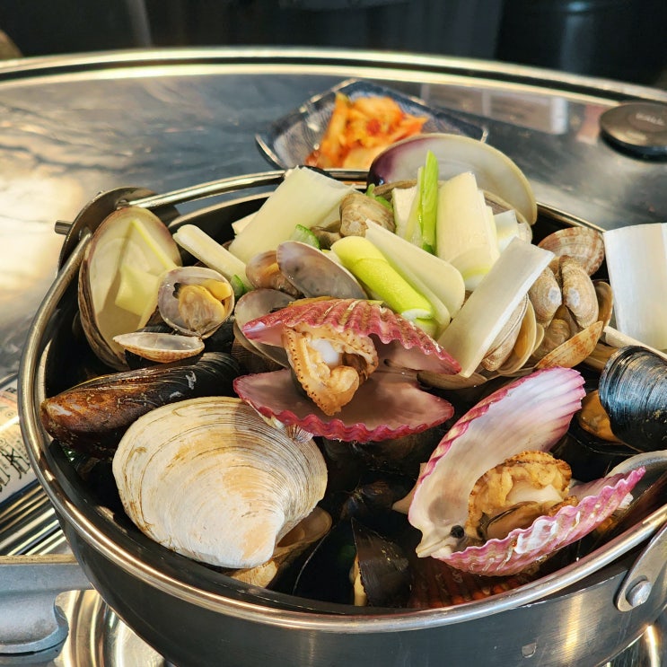  분당 정자역 맛집 조개 칼국수 더막회