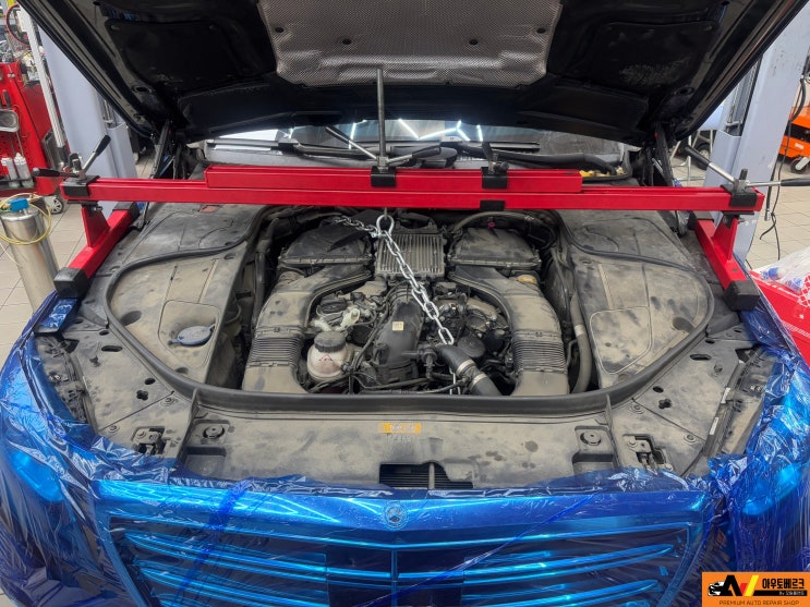  벤츠 S450 W222ㅣ엔진 마운트ㅣ등속 조인트ㅣ컨트롤 암ㅣ텐션 스트럿ㅣ브레이크 패드ㅣ미션 오일ㅣ각종 오일 교환ㅣ수입차 정비소ㅣ다산수입차정비소ㅣ구리수입차정비소ㅣ