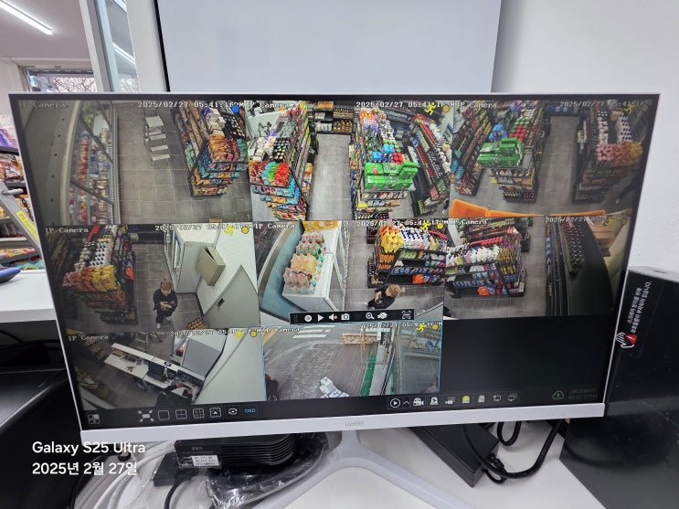  청주 복대동 러시아식료품점 CCTV 설치 – AI 방범 기능까지 완벽 적용!