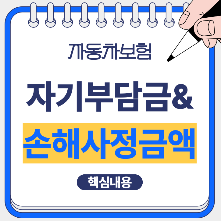  자동차보험자기부담금과 손해사정금액 핵심내용