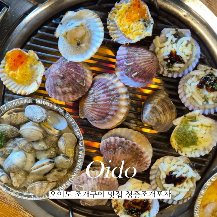  오이도 조개구이 맛집 청춘조개포차 무한리필 가격 주차 후기