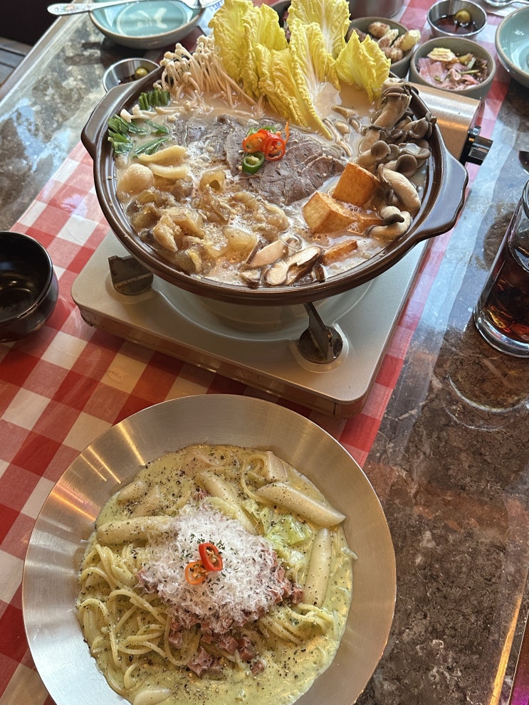  타임스페이스 맛집:) 송도 분위기좋은 술집 나성특별식당(스지전골 추천!)
