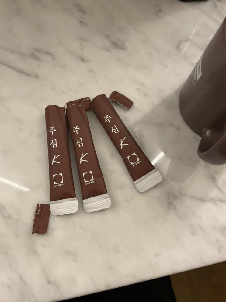  아침 5:04 주심K 3포, 따뜻한 물