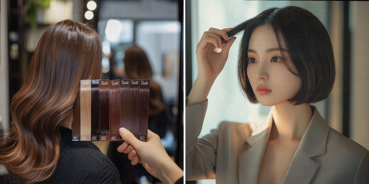  새로운 스타일을 위한 오무선미용실 방문기