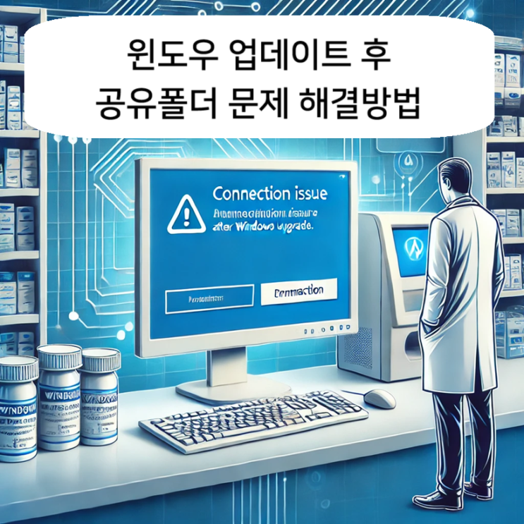  윈도우 업데이트 후 공유폴더가 안 열려요(서버에 연결이 안 돼요)