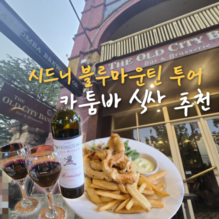  시드니 카툼바 디 올드 시티 뱅크 바 앤 브라세리 블루마운틴 투어 식당 추천