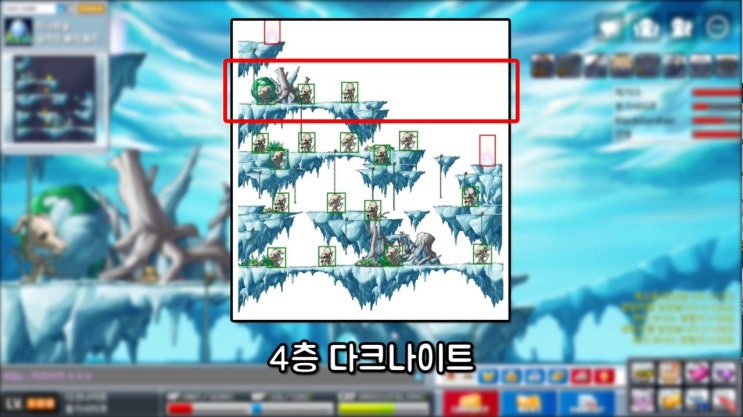  메랜 남둥 젠 상향 경험치 측정 & 남둥 드랍테이블