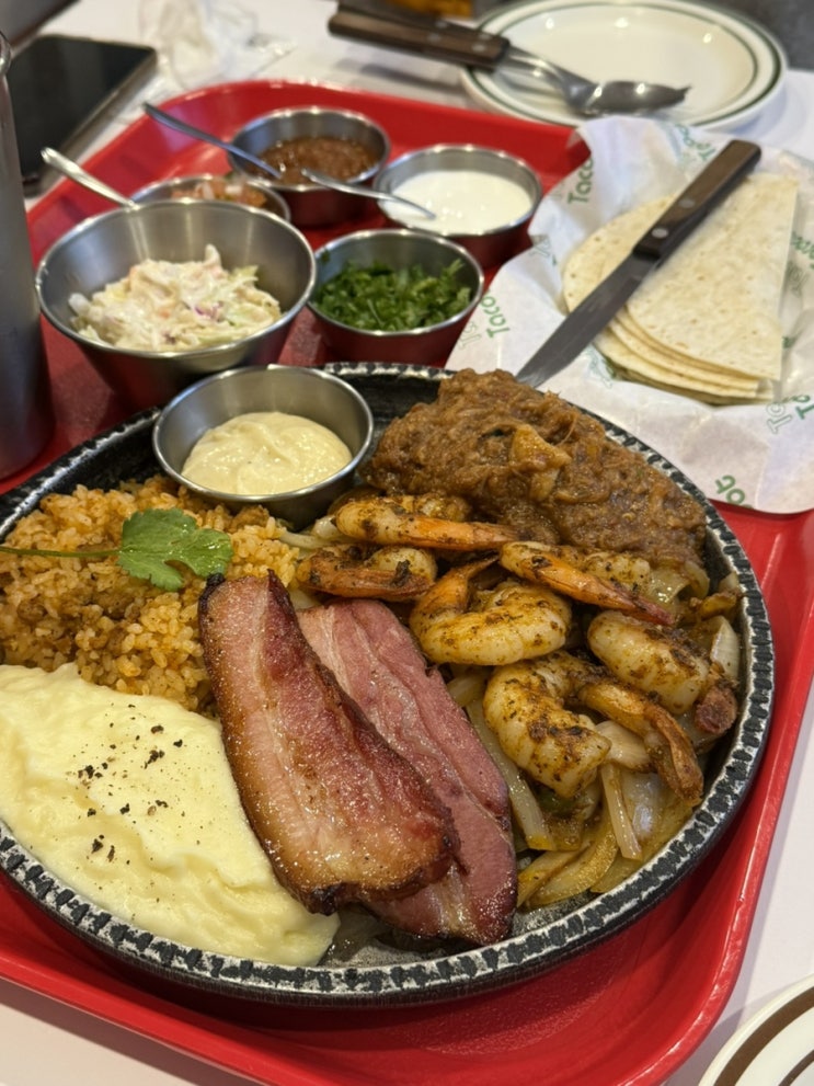  망원 맛집 타코닷 파히타 플래터!