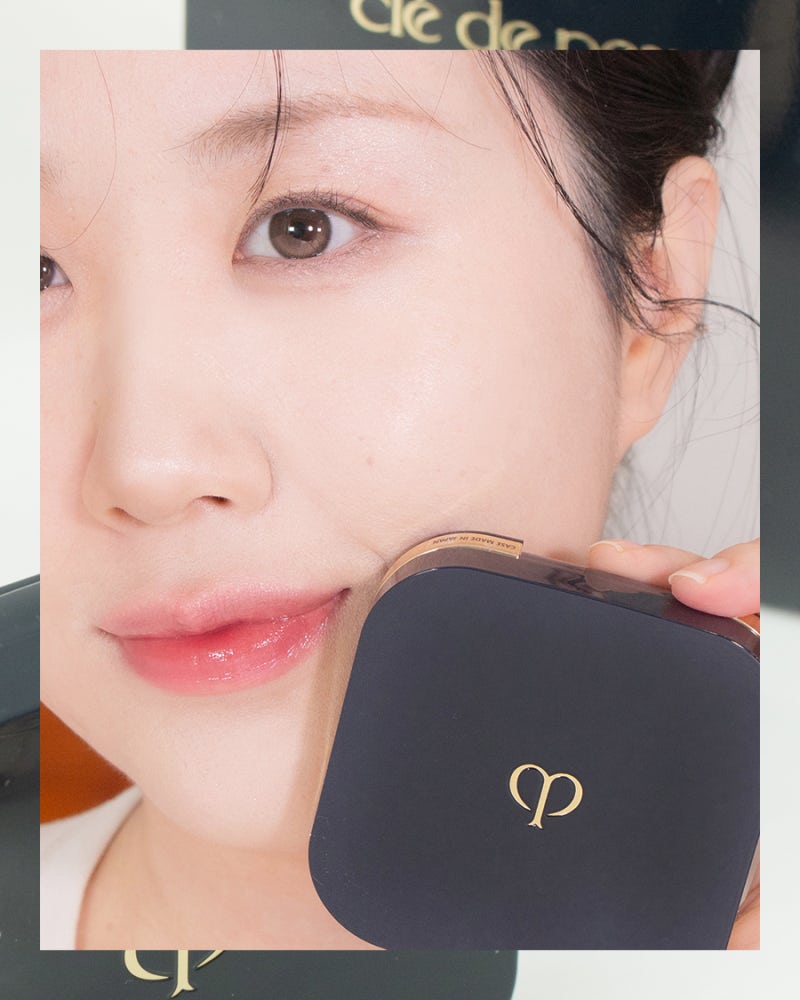 촉촉한 스킨케어링 쿠션 끌레드뽀 보떼 래디언트 파운데이션 쿠션 듀이