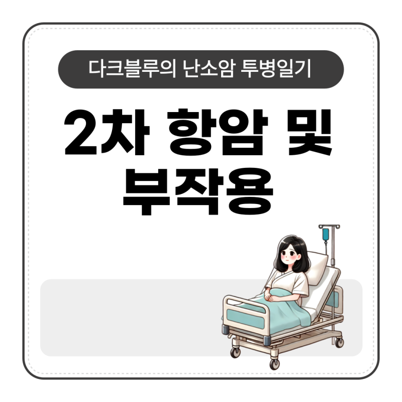 (난소암 투병일기 #09) 2차 항암 및 부작용
