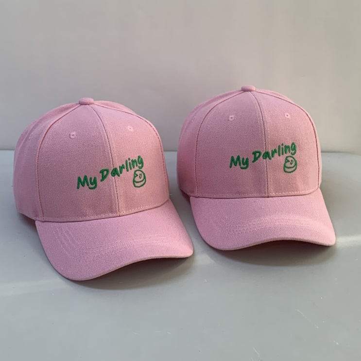  My Darling 영문 로고 카페 모자 소량 커스텀 제작