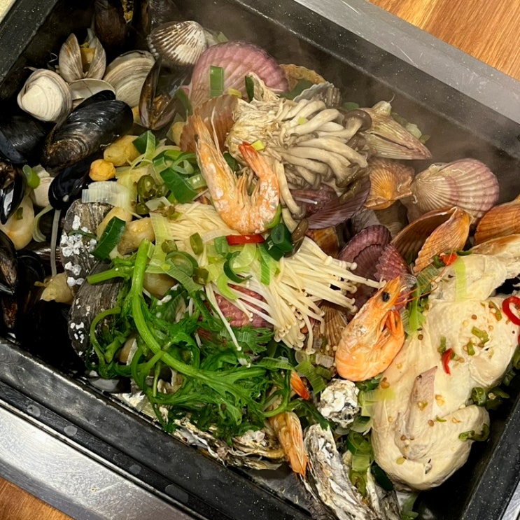  대구조개구이 대구진천맛집 달서구 놀이방식당: 마실구이앤조계찜 대천점