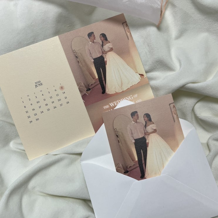  결혼식 포토청첩장 비용 및 후기 더블페블