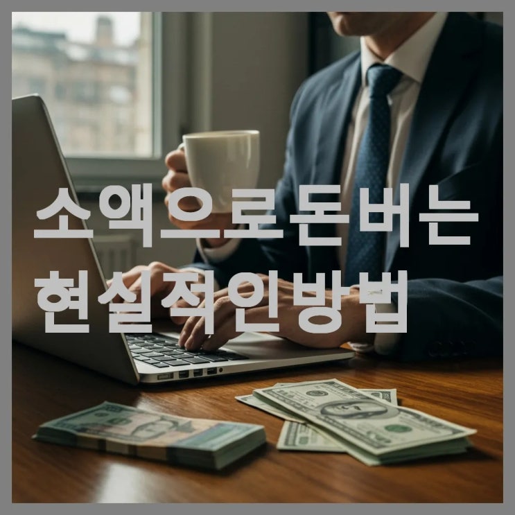  소액으로 돈 버는 현실적인 방법