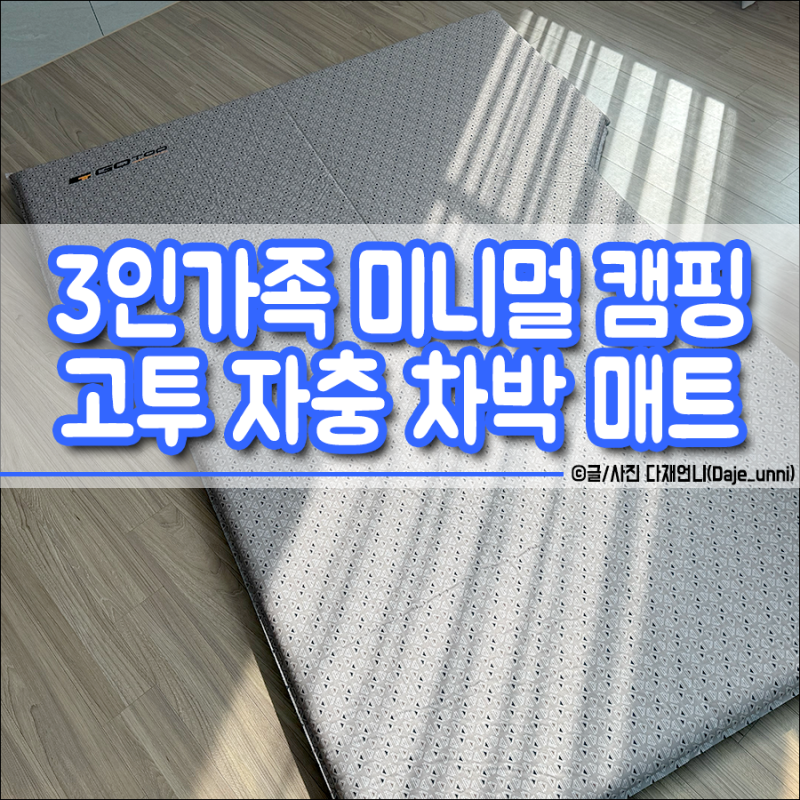 자충식 차박 에어 매트 고투(GO TOO) 구입 후기
