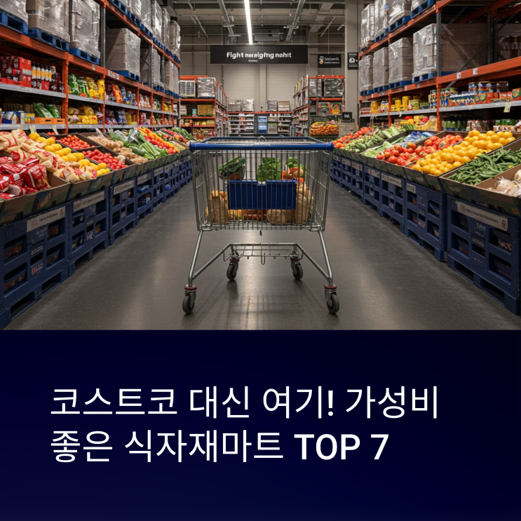  코스트코 대신 여기! 가성비 좋은 식자재마트 TOP 7