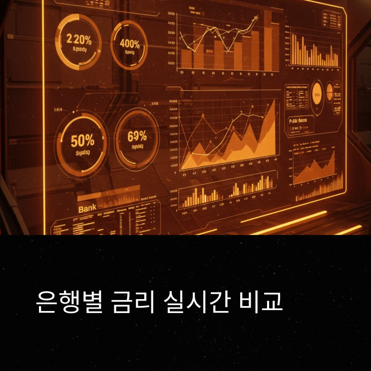  은행별 금리 실시간 비교! 2025년 현재 예·적금 최고 금리 어디?