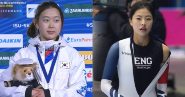 빙속 간판 <b>김민선</b>, 시즌... 은메달 “동반 2관왕 <b>이나현</b> 7위”