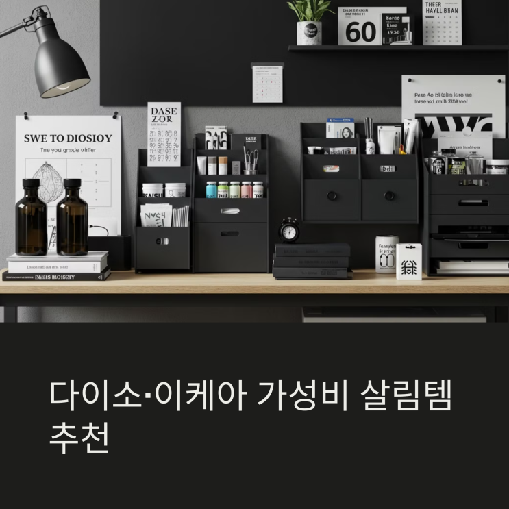  다이소·이케아에서 꼭 사야 할 가성비 살림템 추천 리스트