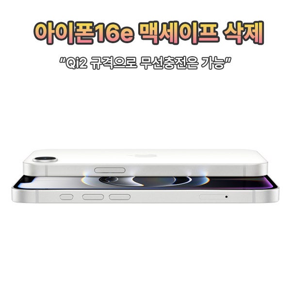 아이폰16e 맥세이프 삭제 아쉬운 스펙에 쏟아지는 혹평
