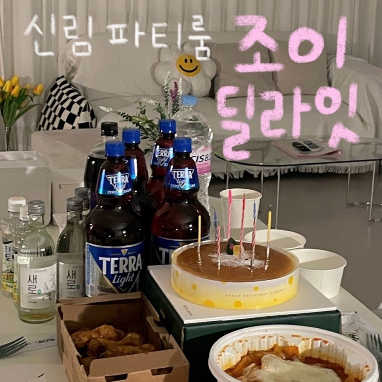  신림 파티룸 구로디지털단지역 근처 감성 파티룸 ‘조이딜라잇’ 내돈내묵 후기