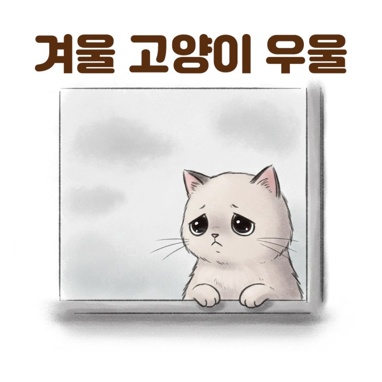  겨울 고양이 우울증 증상 및 대처방안