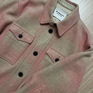 [ISABEL MARANT] 이자벨 마랑 에뚜왈 하벨리 코트 라이트 핑크 34사이즈 후기, 착용 사진
