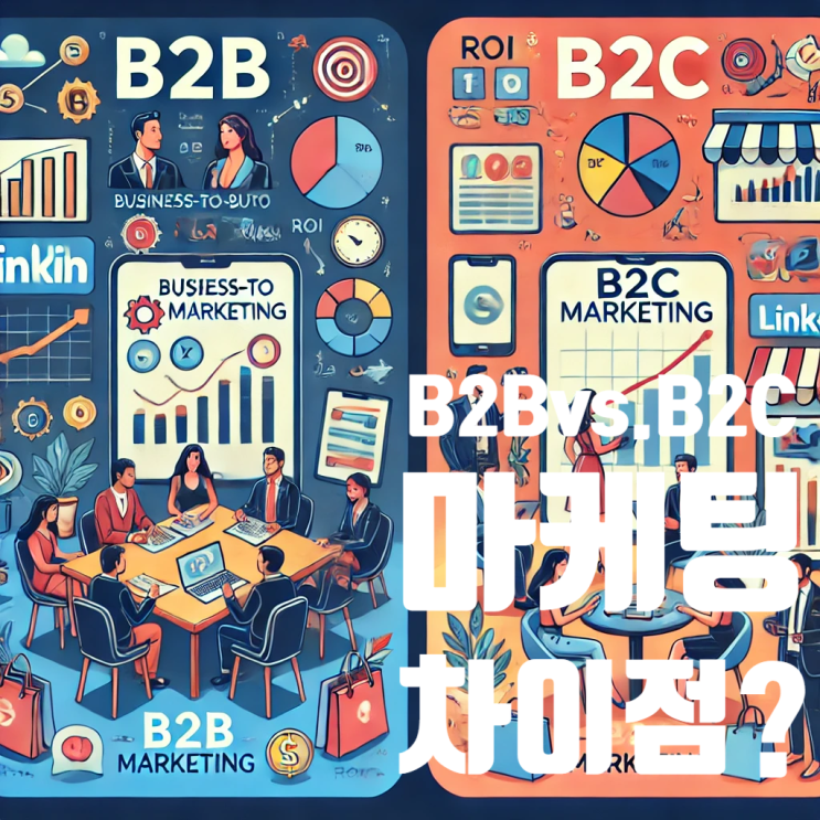  B2B vs B2C 마케팅: B2B와 B2C 개념과 주요 차이점