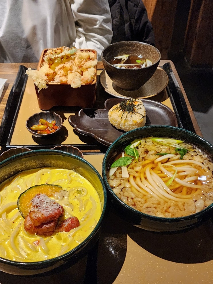  광주 자가제면 동명동 우동이완성되다 웨이팅 없이 아기랑방문