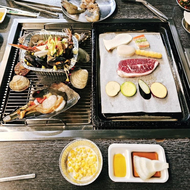  대구 달서구 맛집 조개구이에 고기까지 무한리필 조개창고 대구달서점
