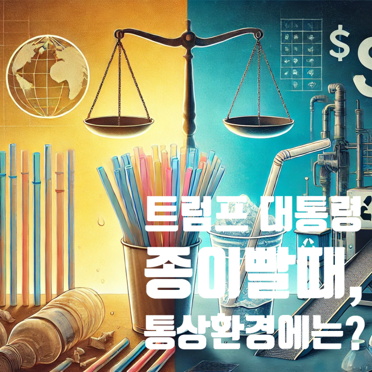  트럼프 대통령의 종이 빨대 논쟁(플라스틱 빨대로 회귀), 통상 환경에 미치는 영향은?
