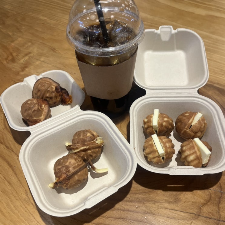  용산 아이파크몰 카페 호두과자 소복소복