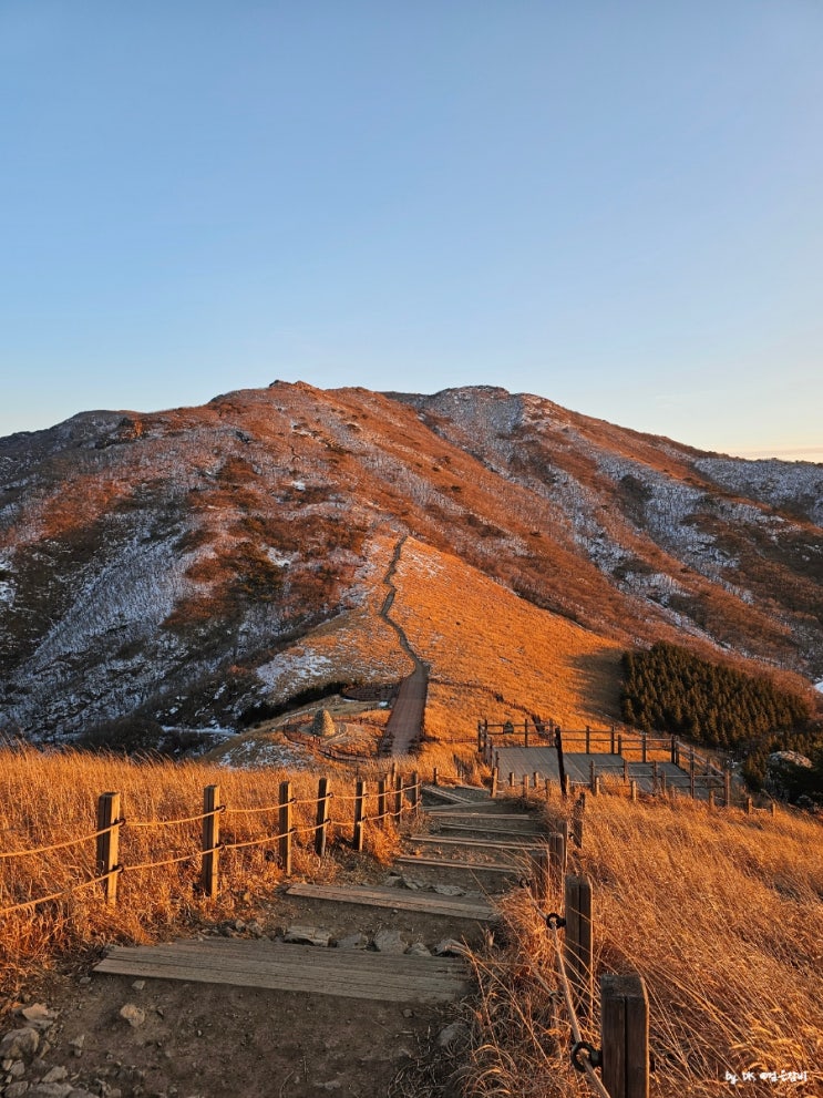  울산 영남알프스 간월산 단독인증 사슴농장 등산코스는 비추천 연계산행이 낫다