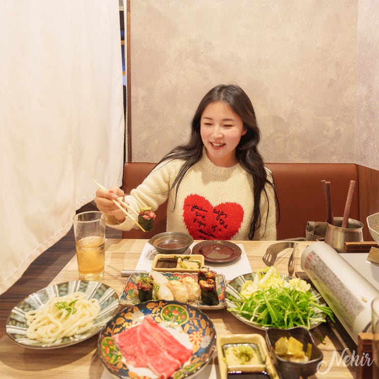 오사카 우메다 맛집 추천 샤브샤브 스시 무제한 니쿠노 아사츠
