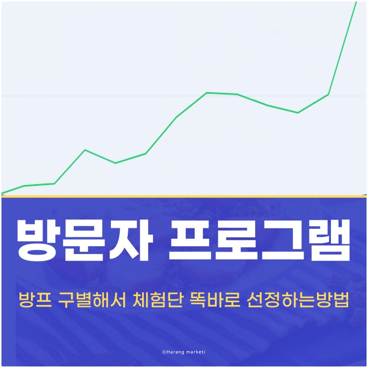  블로그 방문자 프로그램(방프)을 구별해서 체험단 똑바로 선정하는 방법