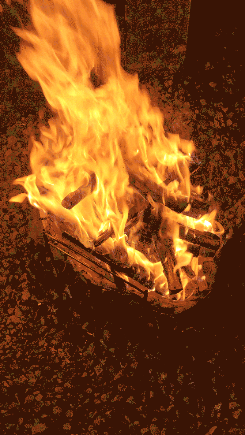 [내돈내산] 캠핑문 미니 경량 접이식 솔로 장작 화로대 SOLO-A4