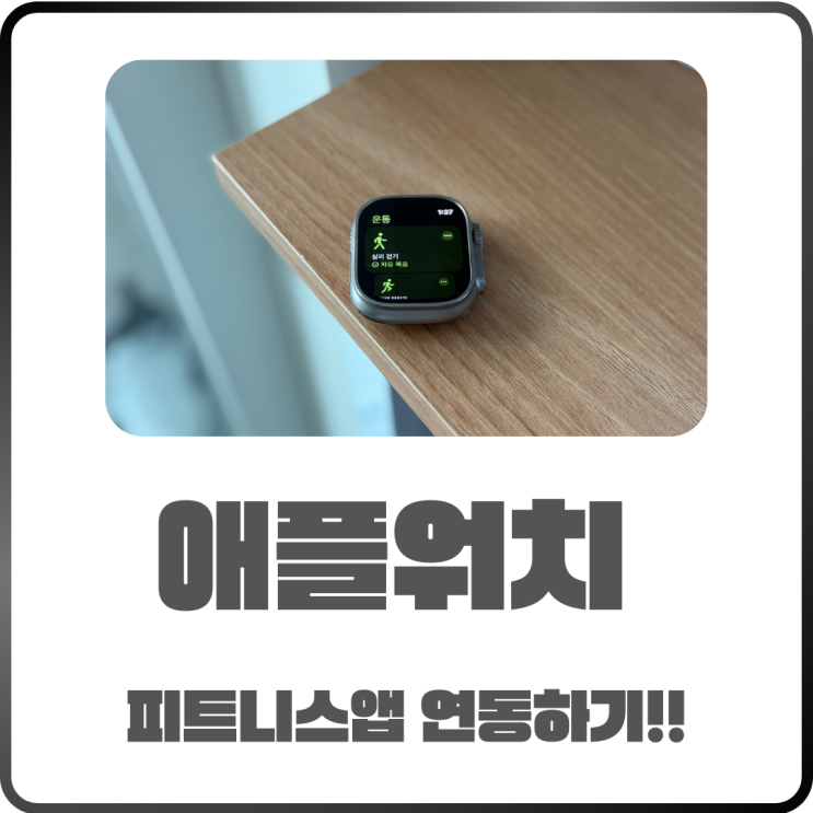  애플워치 피트니스 앱 연동하기! 건강 관리부터 운동 기록까지