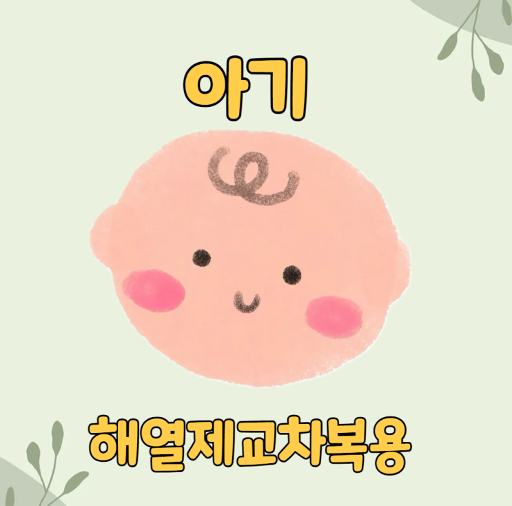  아기 해열제 교차복용 시간 방법
