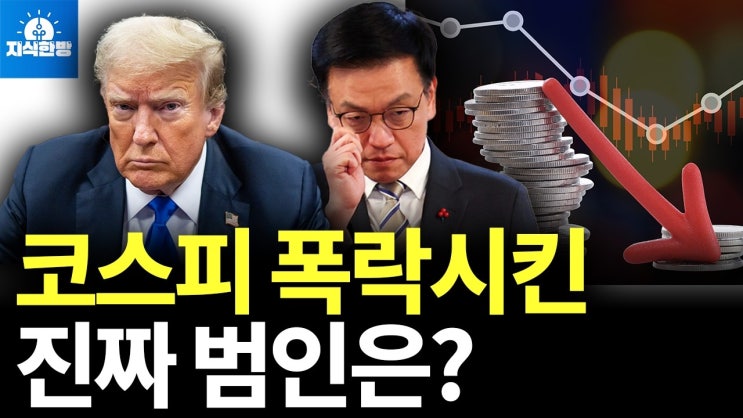 트럼프는 중국을 때렸는데 코스피가 더 하락한 이유는 트럼프는 중국을 때렸는데 코스피가 더 하락한 이유는