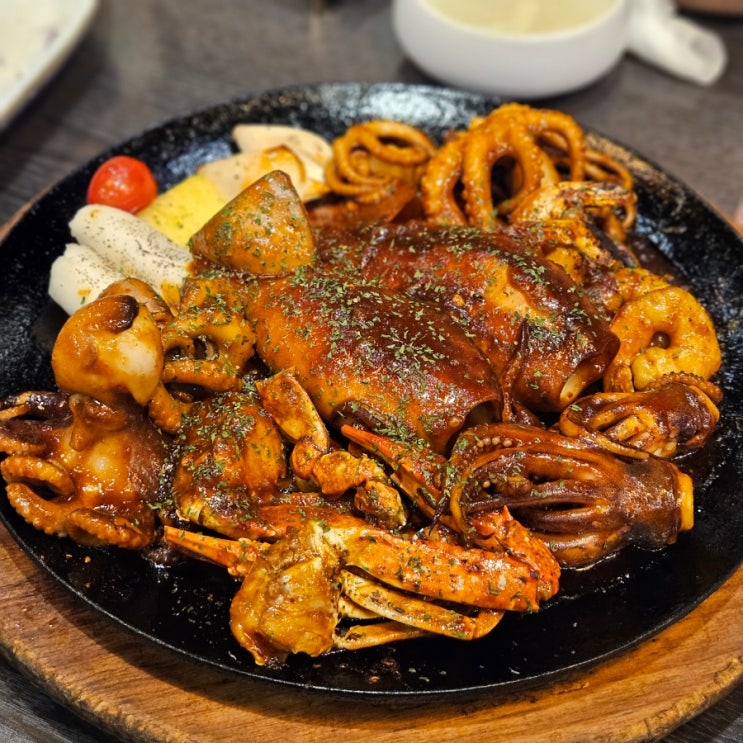  부산 센텀 모임 하기 좋은 식당3선 센텀점 해물철판구이 후기