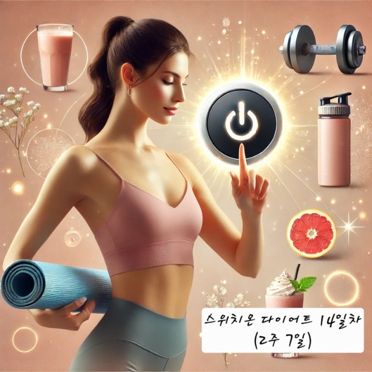  3차 스위치온 다이어트 14일차(2주7일차) 일기 - 느슨해지는 마음 다잡기