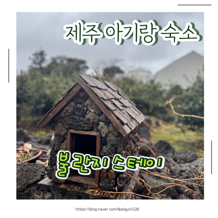  제주 서쪽 감성숙소 아기랑 가기좋은 블란지스테이