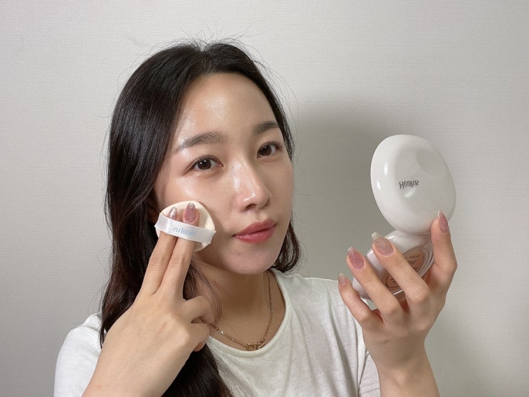  촉촉한 광채 쿠션 추천 힐어스 쿠션 글로우 건성 피부 딱이야