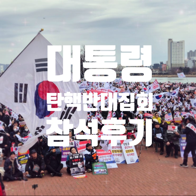 <b>윤석열 대통령 탄핵</b>반대<b>집회</b> in울산 참석후기