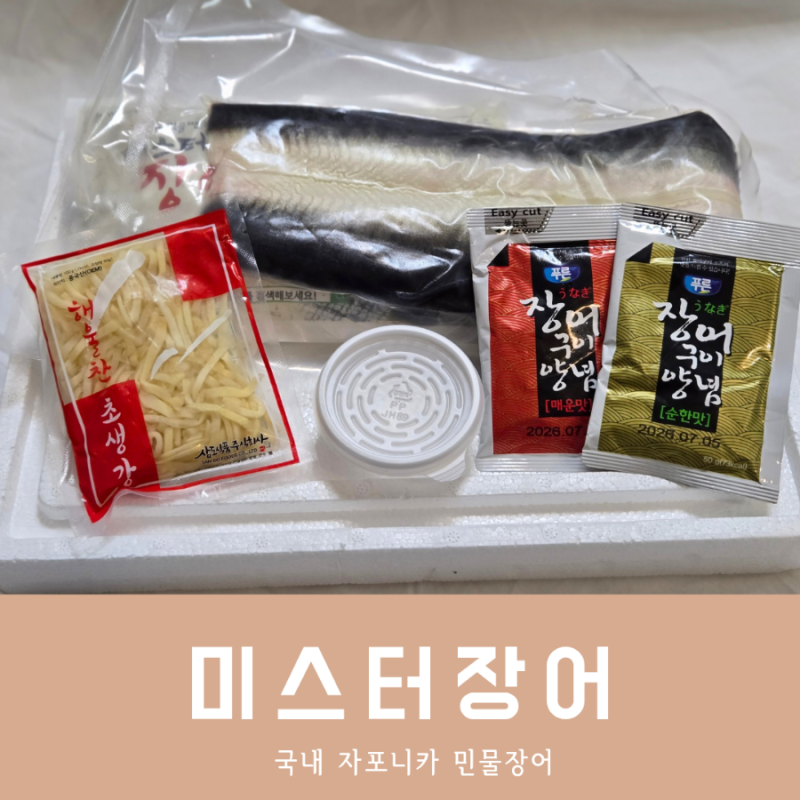 국산 자포니카 민물장어 미스터장어 솔직 후기