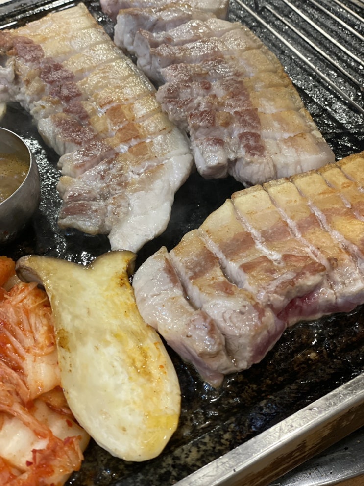  정자 KT먹자골목 오겹살 맛집 돌판하나 분당본점