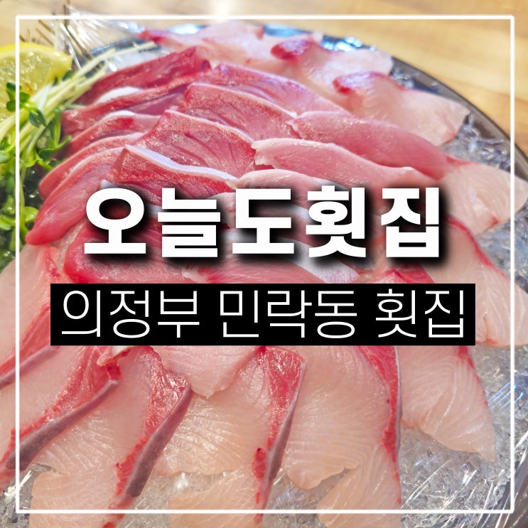  의정부 민락동 횟집 오늘도횟집 방어회 점심특선 가성비 맛집