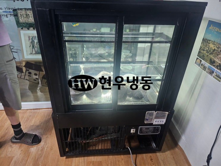  울산제과쇼케이스수리 콤프레샤 드라이어 모세관 교체 냉매가스보충충전수리 삼호냉동쇼케이스