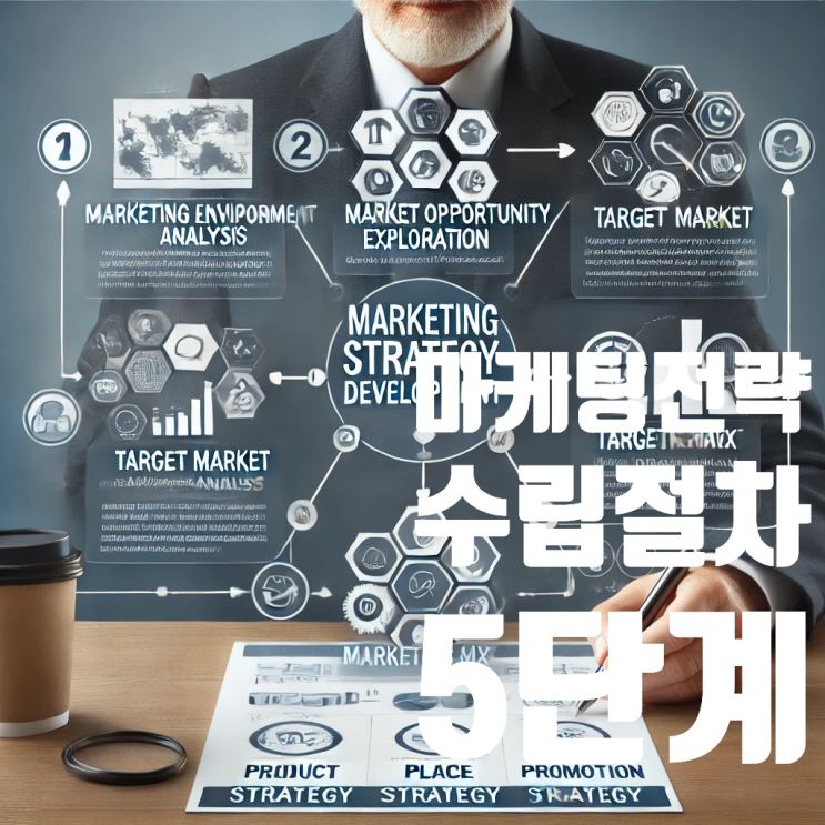  마케팅 전략 수립 절차/프로세스 5단계, 어렵지 않아요!